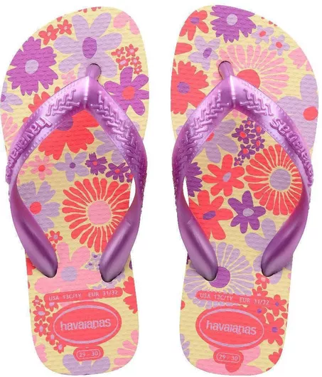 Havaianas Παιδικές Σαγιονάρες Πολύχρωμες Flores