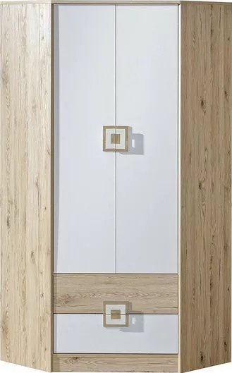 Παιδική Ντουλάπα Nico Γωνιακή 87x87x190cm