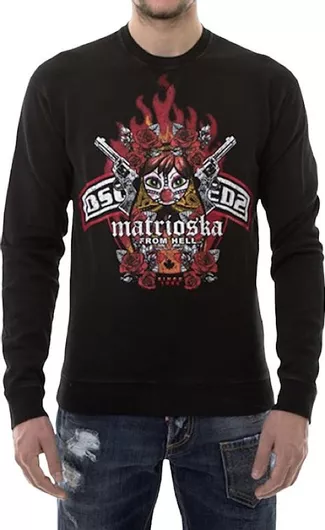 Dsquared2 Φούτερ Μαύρο