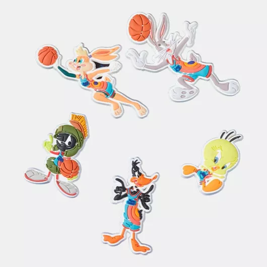 Crocs Jibbitz™ Space Jam Character Decorative Set for Crocs - 5 Pieces