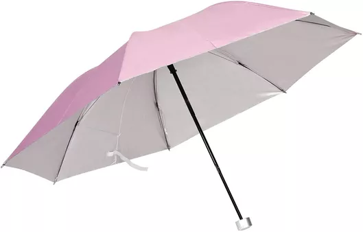 Ομπρέλα Βροχής Keskor Σπαστή Ροζ