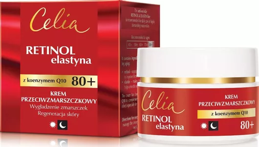 Κρέμα Προσώπου Celia Retinol Elastyna Αντιγηραντική με Ρετινόλη & Coenzyme Q10 50ml