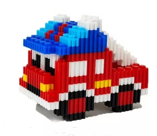 Τουβλάκι DUZ Πυροσβεστικό Όχημα για 8+ Ετών 582τμχ