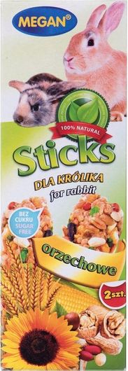 Λιχουδιά Megan για Κουνέλι Sticks Nut 2τμχ