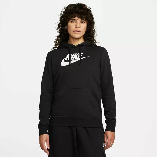 Nike Γυναικείο Φούτερ με Κουκούλα Μαύρο