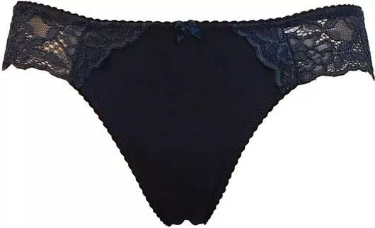 Norddiva Lingerie Dina Γυναικείο Brazil με Δαντέλα Navy Μπλε