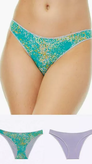 Minerva Fimelle Γυναικεία Slip 2Pack Lilac/Green