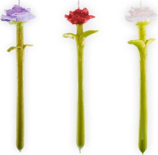 Πασχαλινή Λαμπάδα LAB15 'Τριαντάφυλλο' Τυχαία Επιλογή Χρώματος / Σχεδίου