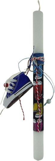 Πασχαλινή Λαμπάδα Σταράκι Αθλητικό Μπρελόκ Στρογγυλό Τυχαία Επιλογή Σχεδίου