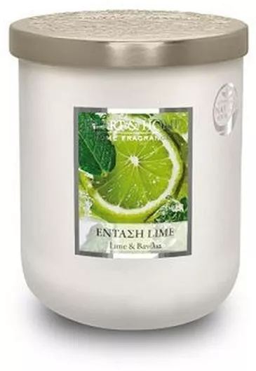 Heart &home Αρωματικό Kερί Μεγάλο 320 Gr "Έκρηξη Lime"