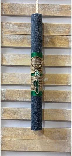 Πασχαλινή Λαμπάδα Μπρελόκ Παπούτσι Παναθηναϊκού 30cm Μπλε 