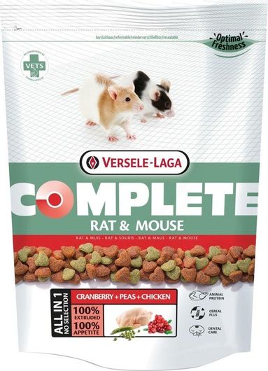 Τροφή Versele Laga Complete Rat & Mouse 500gr