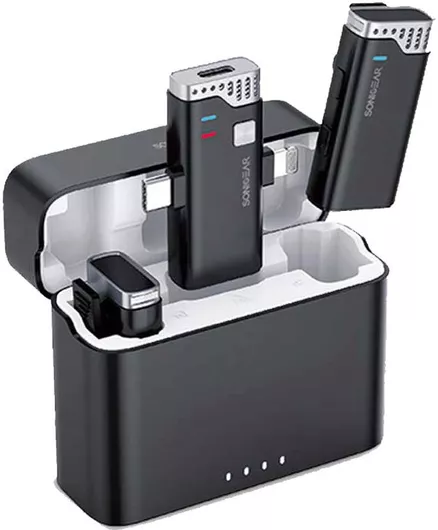 Μικρόφωνο Sonic Gear Wireless Clip-on Δυναμικό Δημοσιογραφικό