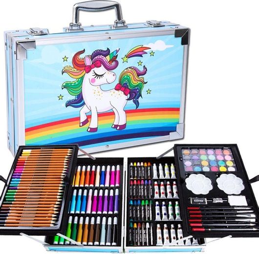 Σετ Ζωγραφικής Loco Μονόκερος σε Βαλιτσάκι 145τμχ