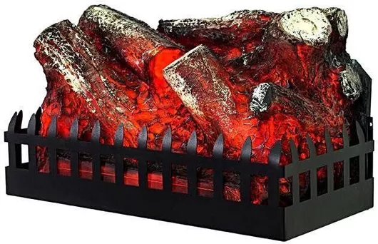 Ηλεκτρικό Τζάκι Hitense Επιτοίχιο 12W 47.6x22cm Γκρι