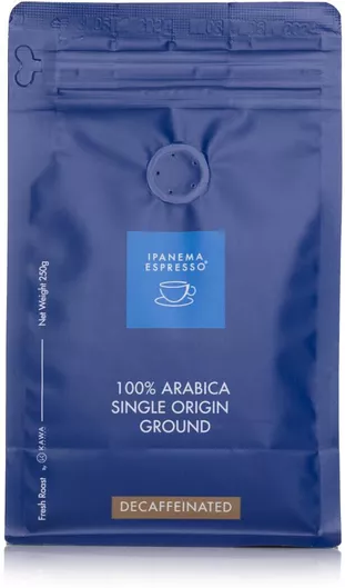 Καφές Espresso Ipanema Decaffeine Μονοποικιλιακός Arabica Brazil σε Κουτί 250gr