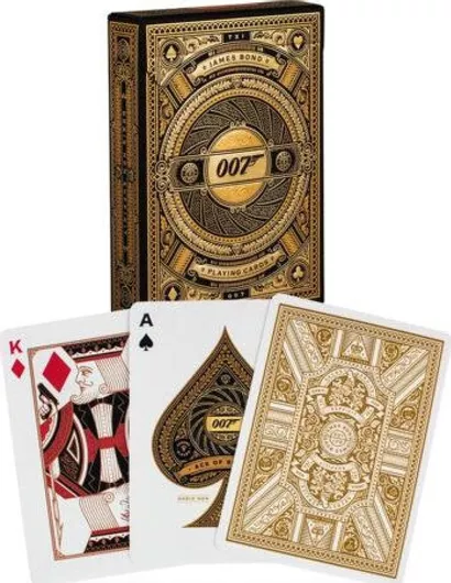 Τράπουλα Theory11 James Bond 007 Συλλεκτική Πλαστικοποιημένη Χρυσή