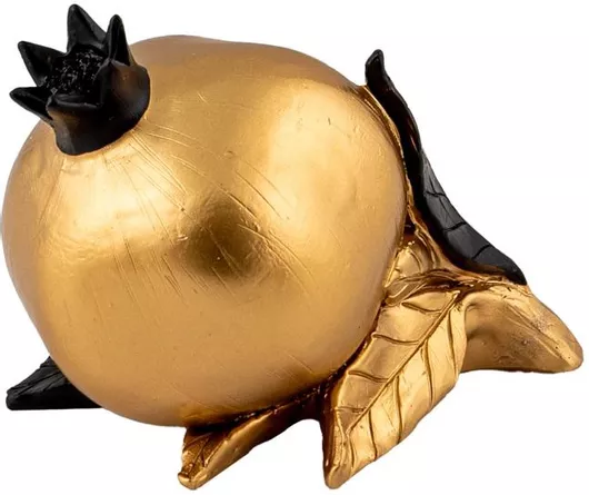 Γούρι Zen Collection Επιτραπέζιο Ρόδι από Πλαστικό Χρυσό 11.5x11.5cm