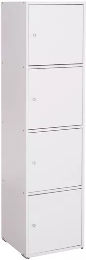 Ντουλάπι Δαπέδου Soriano Λευκό 40x41x157cm