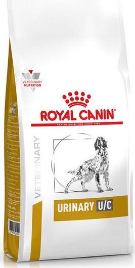 Royal Canin Veterinary Urinary U/C 14kg Ξηρά Τροφή για Ενήλικους Σκύλους με Καλαμπόκι και Καστανό Ρύζι
