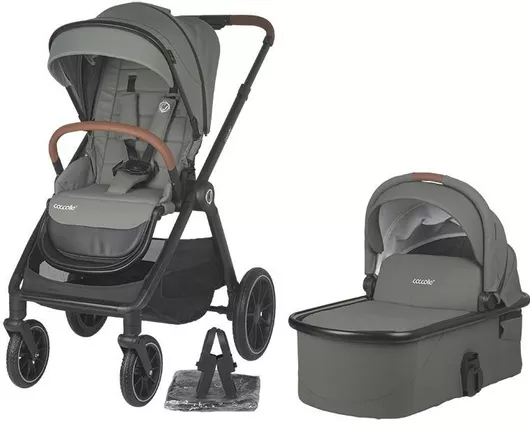 Καρότσι Μωρού Coccolle Aspen Ρυθμιζόμενο 2 σε 1 Kατάλληλο για Nεογέννητο Moss Green 324062380