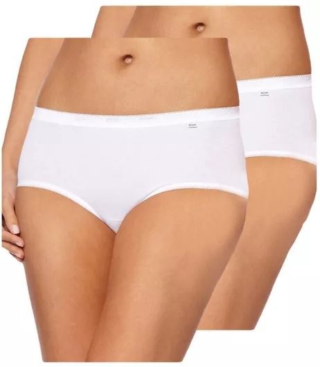 FMS Βαμβακερά Γυναικεία Slip 2Pack Λευκό