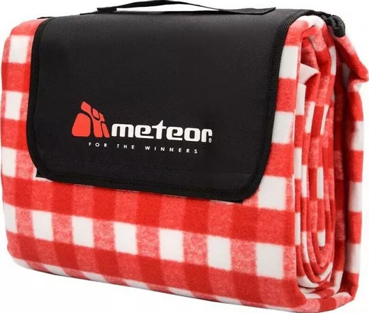 Κουβέρτα Πικ Νικ Meteor XXL Κόκκινο Καρό 200x200cm