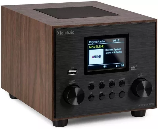 Audizio Vieste Επιτραπέζιο Ραδιόφωνο Ρεύματος DAB+ με Bluetooth & USB Wood