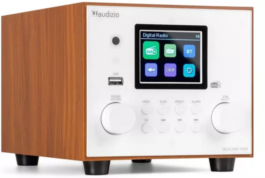 Audizio Vieste Επιτραπέζιο Ραδιόφωνο Ρεύματος DAB+ με Bluetooth & USB Λευκό