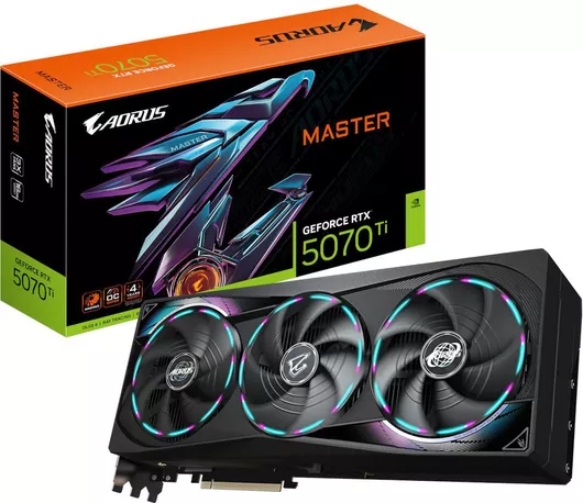 Κάρτα Γραφικών Gigabyte GeForce RTX 5070 Ti 16GB GDDR7 Aorus Master