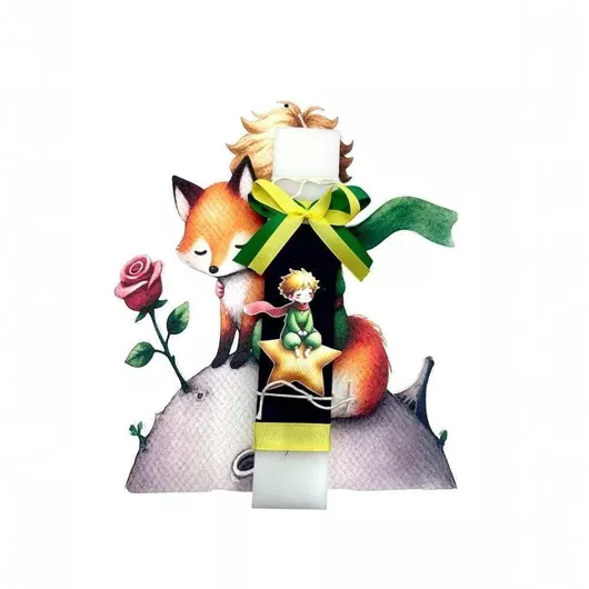 Πασχαλινη Λαμπαδα Feeling Wood Μικρος Πριγκιπας, Lτ2025090, 25 Εκ