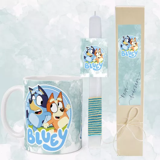 Πασχαλινή Λαμπάδα Πλακέ με Κουτί