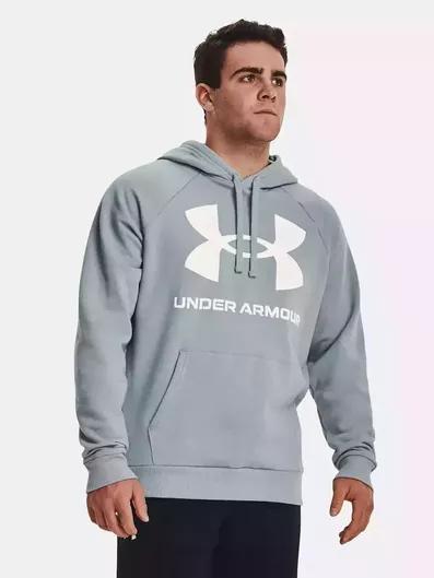Under Armour Φούτερ Fleece με Κουκούλα Γαλάζιο