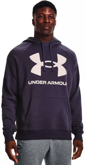 Under Armour Rival Big Φούτερ Fleece με Κουκούλα Μοβ