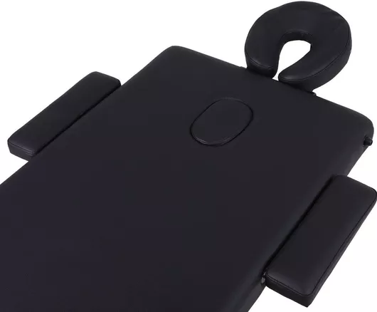 Κρεβάτι Μασάζ Mobiak & Φυσικοθεραπείας Πτυσσόμενο Μαύρο από Ξύλο 180x60cm