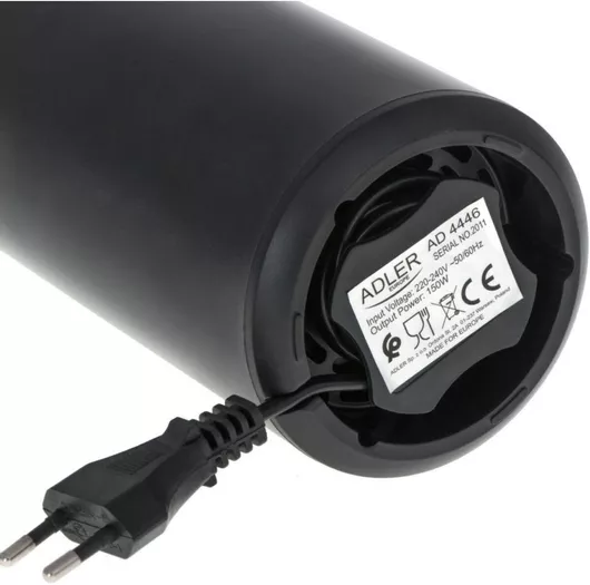 Ηλεκτρικός Μύλος Καφέ Adler 150W με Χωρητικότητα 75gr Μαύρο