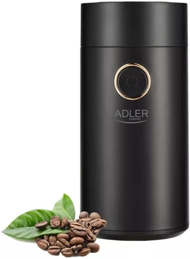 Ηλεκτρικός Μύλος Καφέ Adler 150W με Χωρητικότητα 75gr Μαύρο