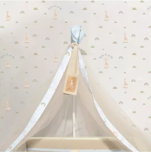 Κουνουπιέρα Κούνιας Baby Oliver από Τούλι Λευκό 180x500cm