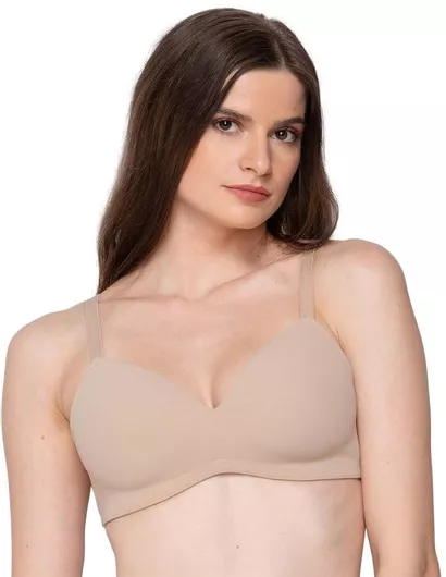 Luna Secret Sense Μπέζ Σουτιέν χωρίς Ενίσχυση & χωρίς Μπανέλες