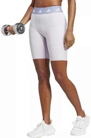 adidas Techfit Training Γυναικείο Ποδηλατικό Κολάν Ψηλόμεσο Λευκό