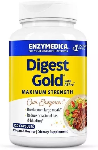 Enzymedica Digest Gold With Atpro 120 κάψουλες 34gr