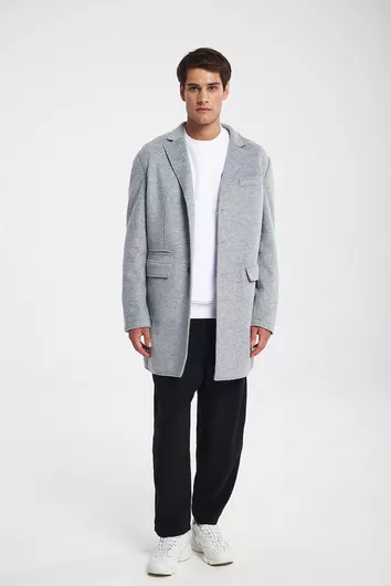 Χειμωνιάτικο Μπουφάν Γκρι