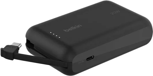 Belkin BoostCharge Power Bank 10000mAh 20W με Θύρα USB-C Μαύρο