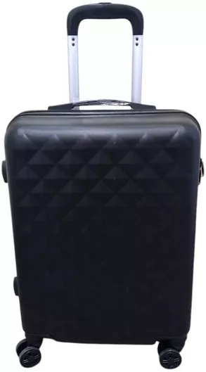 Βαλίτσα Ταξιδίου Felbags Καμπίνας Σκληρή Ύψους 55cm με 4 Ρόδες Μαύρο