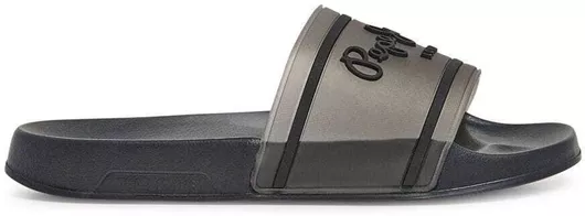 Pepe Jeans Slides με Πλατφόρμα Μαύρο