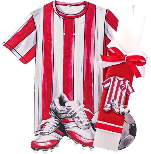 Πασχαλινή Λαμπάδα Στρογγυλή 25cm.