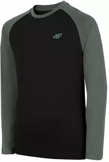 4F Παιδική Χειμερινή Μπλούζα Μακρυμάνικη Γκρι