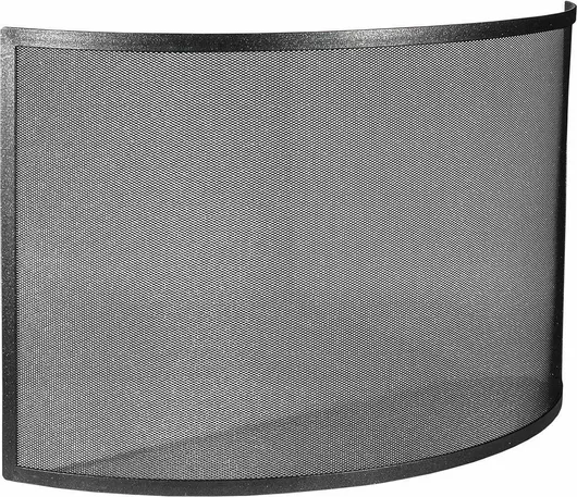 Προστατευτικό Τζακιού Viometal LTD 550 Ανόβερο Μεταλλικό 80x53cm Μαύρο