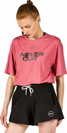 GSA Γυναικείο Crop T-shirt Ροζ