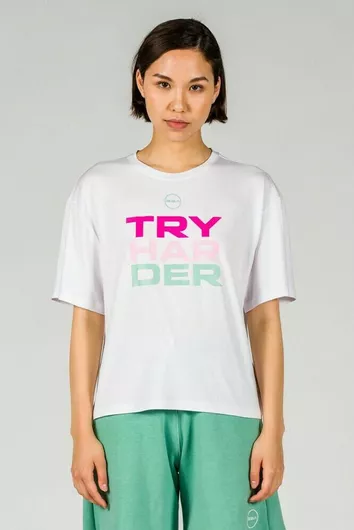 Γυναικείο Crop T-shirt Λευκό - df3885be